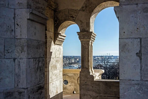 Budapest Hungary January 2018 Architecture Fisherman Bastion Budapest — стоковое фото