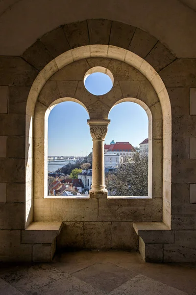 Budapest Hungary January 2018 Architecture Fisherman Bastion Budapest — стоковое фото