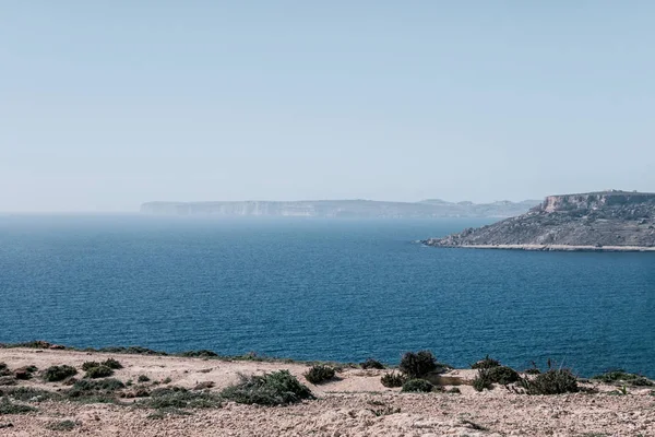 Peaceful Ocean Cliff Malta — Stock Photo, Image