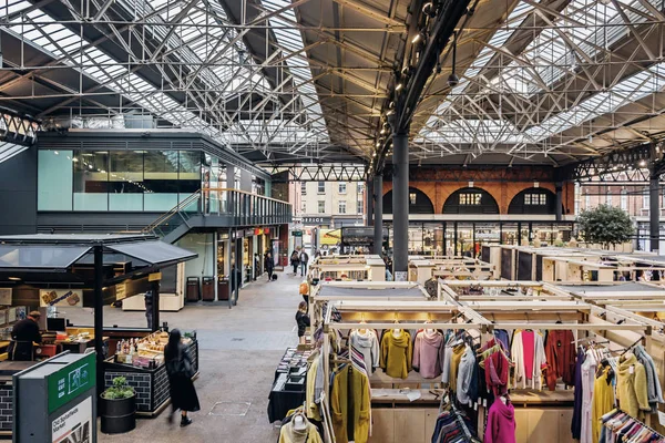 Interieur Van Old Spitalfields Market Londen — Stockfoto