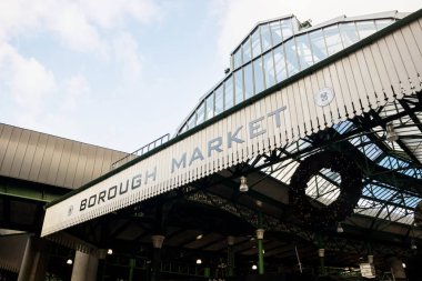 Londra 'daki Borough Market' te eski mimari