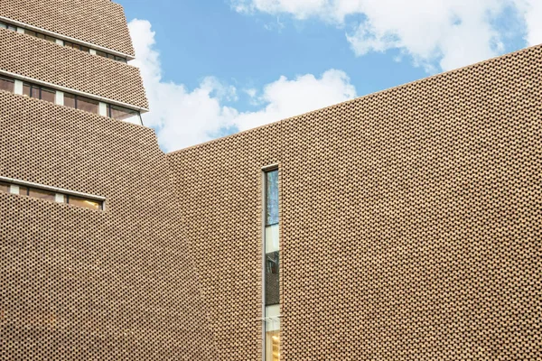 Extérieur Musée Moderne Tate Avec Ciel Bleu Londres — Photo