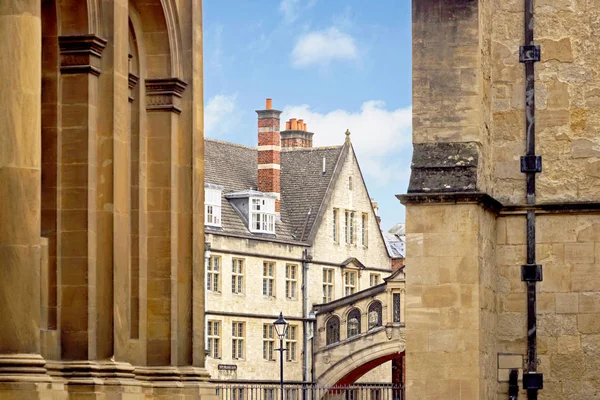 Exteriér Budovy Hertford College Oxfordu — Stock fotografie
