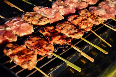 kavrulmuş domuz eti