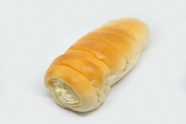 Crema de leche rellena de pan — Foto de Stock