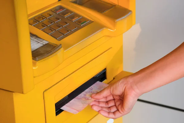 Front of Automatic Teller Machin — Stock Photo, Image