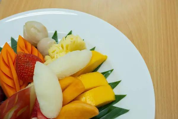 Fresh Mix Fruits Meals — Stock Photo, Image
