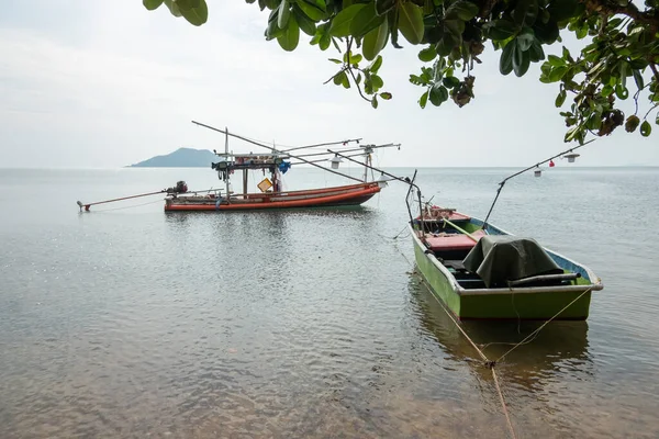 Ein Kleines Fischerboot Das Strand Festgemacht Hat Fischer Haben Kein — Stockfoto