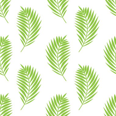 Palm ile basit zarif desen bırakır. Yeşil tropikal çorbaları.