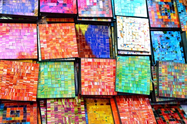 Lembranças de cerâmica famosas no Ubud Market — Fotografia de Stock