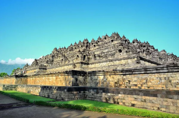 婆罗浮屠寺庙印度尼西亚 — 图库照片