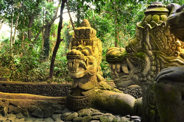 Ubud Bali Monkey γέφυρα — Φωτογραφία Αρχείου