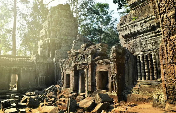 Antike Ruinen des Tempels ta prohm, Angkor Kambodscha — Stockfoto