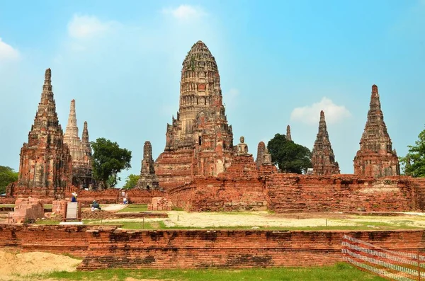 Monumentos e ruínas de Ayutthaya — Fotografia de Stock