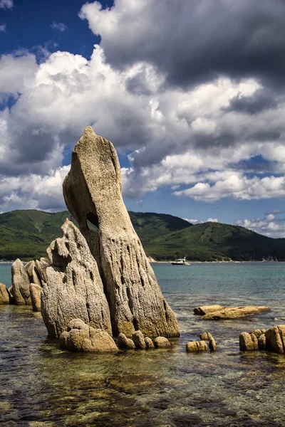 Rock Sea Beautiful Clear Water — Stock Photo, Image