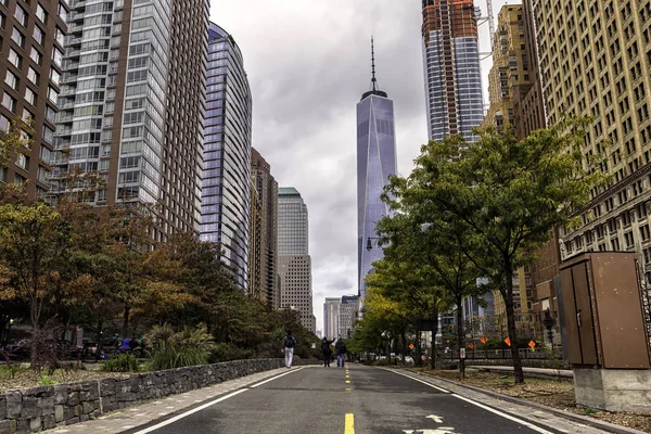 Camino Pie Centro Manhattan Nueva York — Foto de Stock