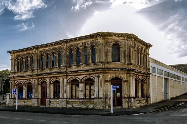 Ancien Bâtiment Architecture Victorienne Oamaru Nouvelle Zélande — Photo