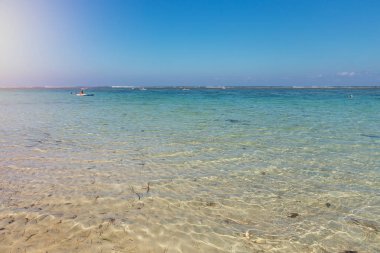 Pandawa Beach, Bali adasında güzel turkuaz su