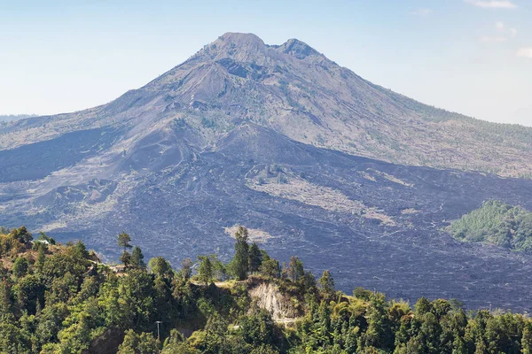 Vista Del Volcán Monte Batur Isla Bali — Foto de Stock