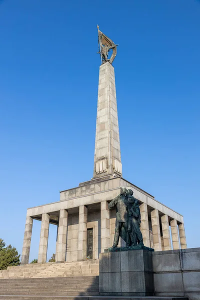 Bratislava Slovensko Říjen 2019 Slavínský Památník Bratislavy Věnovaný Sovětským Vojákům — Stock fotografie