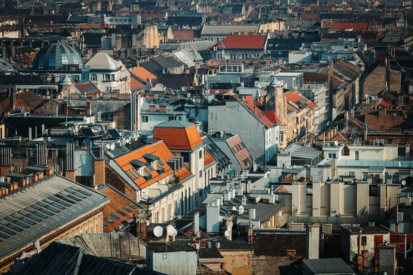Исторический Центр Будапешта Видом Крышу Катера — стоковое фото