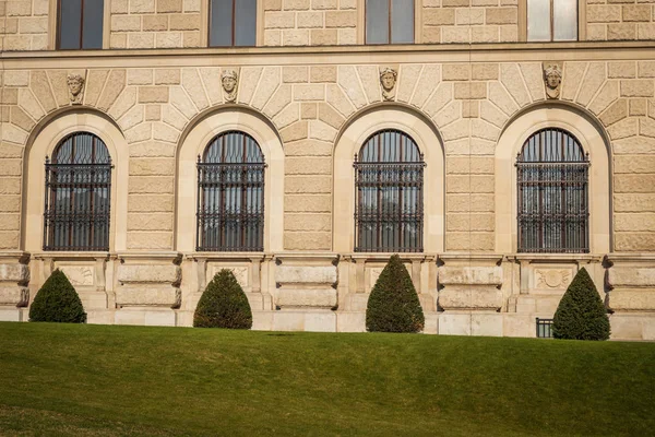 Viena Austria Octubre 2019 Vista Cerca Fachada Del Palacio Hofburg — Foto de Stock