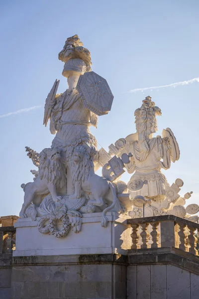 Viena Austria Octubre 2019 Esculturas Jardín Del Palacio Schonbrunn Otoño —  Fotos de Stock