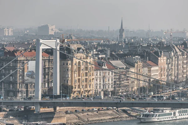 Budapest Ungarn Oktober 2019 Trauriger Blick Auf Budapest Und Die — Stockfoto