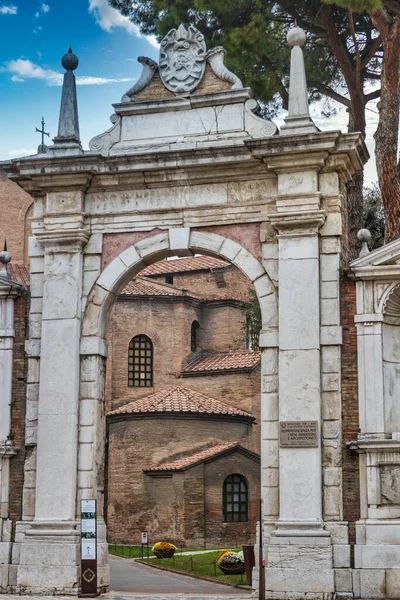 Ravenna Itálie Říjen 2019 Bazilika San Vitale Stará Historická Budova — Stock fotografie