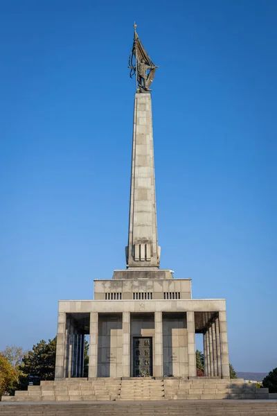 Bratislava Slovensko Říjen 2019 Slavínský Památník Bratislavě Věnovaný Sovětským Vojákům — Stock fotografie