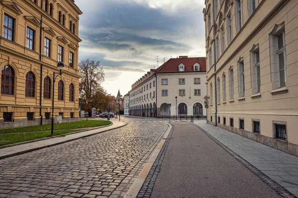 Ceske Budejovice Τσεχία Νοέμβριος 2019 Παλιοί Δρόμοι Διάσημης Ευρωπαϊκής Πόλης — Φωτογραφία Αρχείου