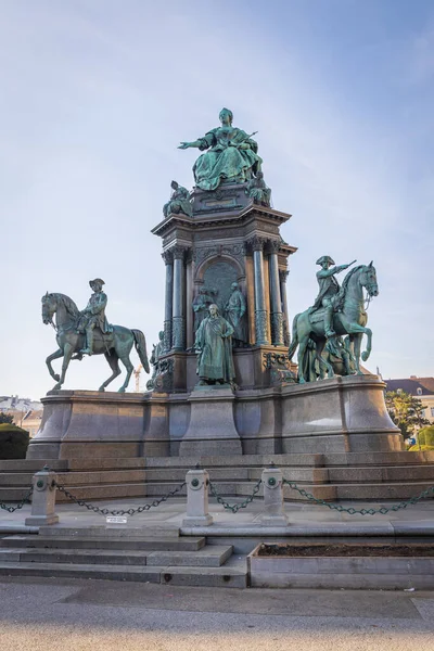 Památník Marie Terezie Historickém Centru Vídně Rakousko — Stock fotografie