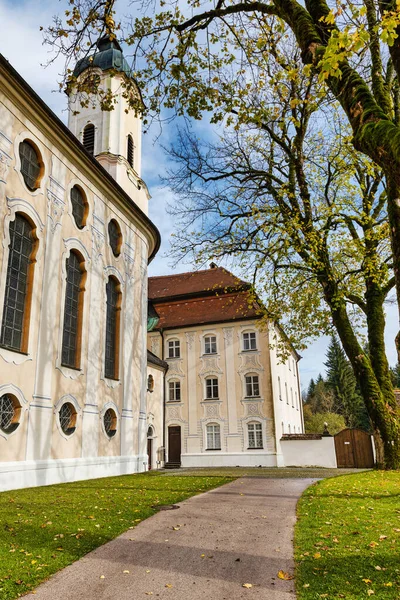 Знаменитая Церковь Вискирхе Баварии Немецком Языке Лицензионные Стоковые Фото