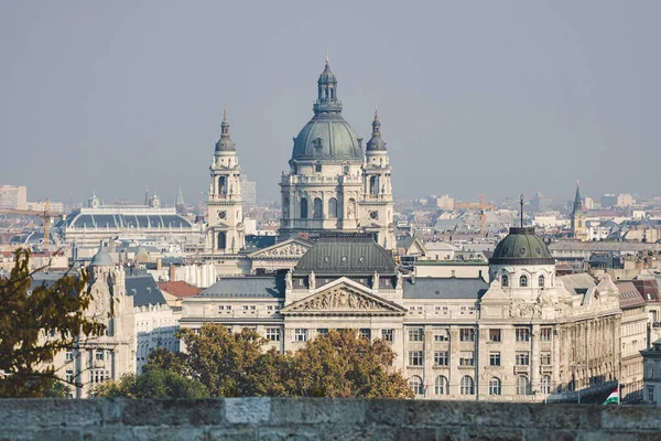 Stephen Basilica Budapest View Other Side Danube River — 스톡 사진