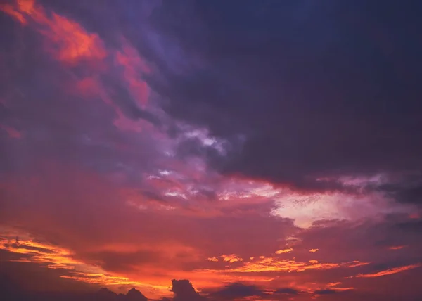 Закатное Небо Шри Ланки — стоковое фото