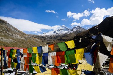Dağların güzel manzarası, Nepal