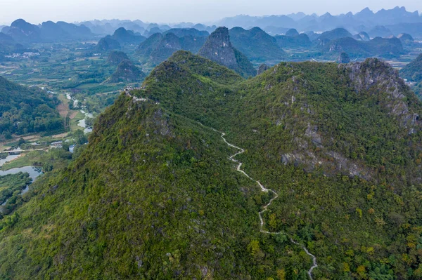 Incrível Vista Das Montanhas Guilin Sul China — Fotografia de Stock