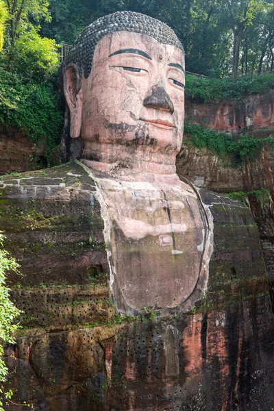 Big Buddha Statue City Leshan Province Sichuan China East Asia — Stock Photo, Image