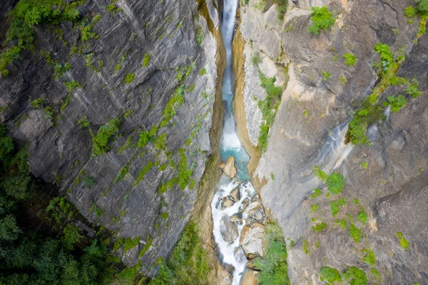 Schöne Aussicht Auf Den Gebirgsfluss Den Bergen — Stockfoto