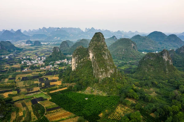 Bela Montanha Karts Montanhas Vista Sul China — Fotografia de Stock