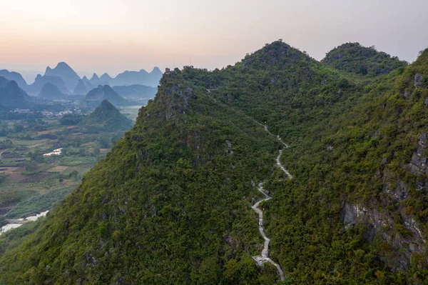 Incrível Vista Das Montanhas Guilin Sul China — Fotografia de Stock