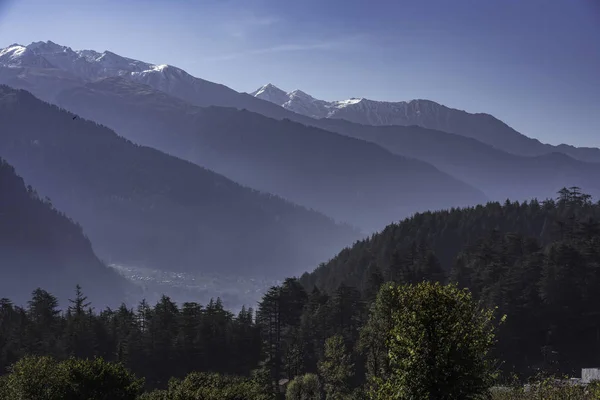 View Tosh Valley Northern India Himalayas Mountains — Stock Photo, Image