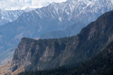 amazing mountains view of Northern India in Dharamsala city