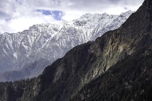 Increíble Vista Las Montañas Del Himalaya Indio Manali Rohtang Pass — Foto de Stock