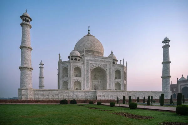 Mausoleo Marfil Mármol Blanco Taj Mahal Ubicado Agra India — Foto de Stock