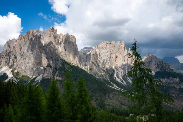 Prachtig Uitzicht Landschap Van Italiaanse Dolomieten Berg Zuid Tirol Vallei — Stockfoto