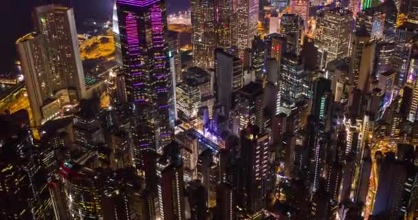 Hong Kong Ağustos 2019 Hong Kong Şehri Zaman Aşımlı Video — Stok video