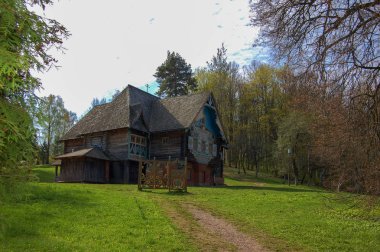 takas, Rusya bir orman muhteşem bir evde