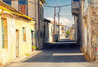 Larnaka şehrinin eski bölümü