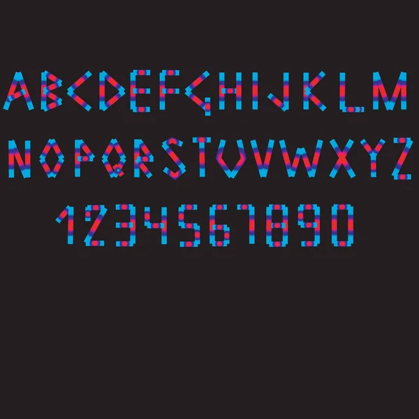 Harfler İngilizce alfabe ve numaralar.